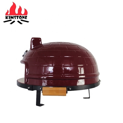 KIMSTONE 21 Inch Mini Outdoor Garden Portable China Wooden Burning Charcoal Pizzaofen Brick Pizza Oven Wood Fired Grill for Sale