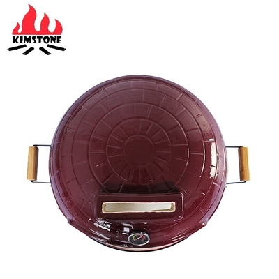 KIMSTONE 21 Inch Bbq Grill Outdoor Kitchen Offset Smoker Pizza Oven Grill for Outdoor Cooking