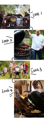 KIMSTONE New Design XL XXL 22 Inch Foam Glazing Matte Black Grey Charcoal Bbq Grill Kamado Smoker