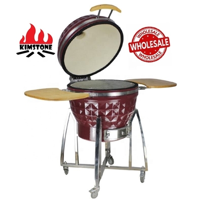 KIMSTONE Hot Sale Komodo Diamond 24 Inch Parrilla Para Barbacoas Outdoor Bbq Ceramic burner Pizza Oven Kamado Charcoal Bbq Grill