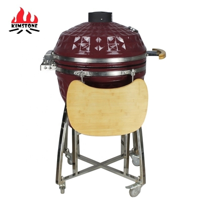 KIMSTONE Hot Sale Komodo Diamond 24 Inch Parrilla Para Barbacoas Outdoor Bbq Ceramic burner Pizza Oven Kamado Charcoal Bbq Grill