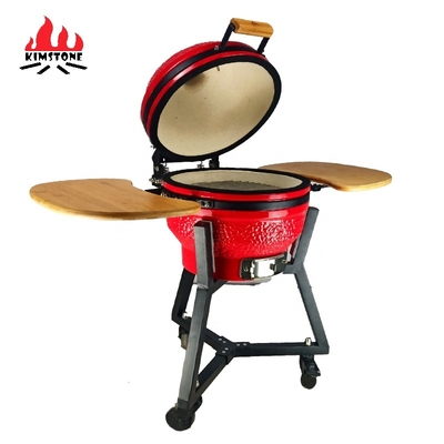 KIMSTONE 16 Inch Bbq Egg Grill Kamado Mullite Kamado Grill Xl Camping Bbq Grill