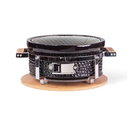 KIMSTONE Japan Original Tabletop Mini BBQ Grill Portable Easy Assembled Charcoal Round Bbq Grill Ceramic Barbecue Grill