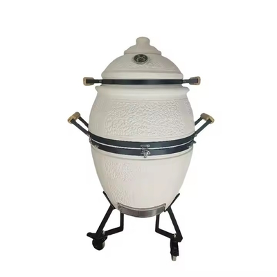 KIMSTONE 21 Inch Tandoor Smoker Smokeless Charcoal-fired Stylish and Modern Kamado Smoker Easy Temperature Reading