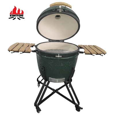 KIMSTONE Large 28 Inch Kamado Grill Outdoor Kitchen Charcoal Barbecue Grill Smokeless Camping Barbecue Grill