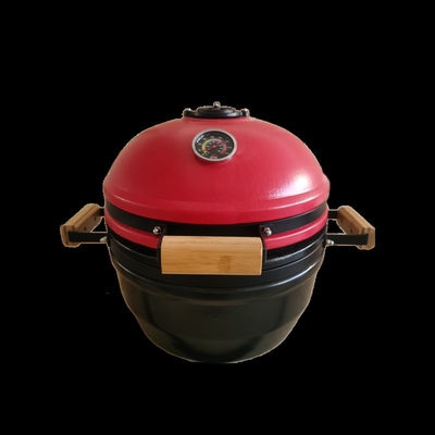 New Product Kimstone Kimtop Series Tabletop Gas Kamado Grill 15 Inch Barbecue With Family
