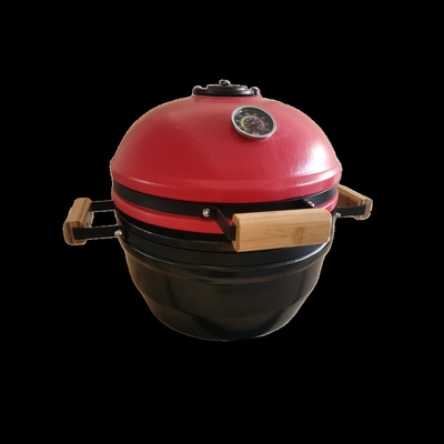 New Product Kimstone Kimtop Series Tabletop Gas Kamado Grill 15 Inch Barbecue With Family