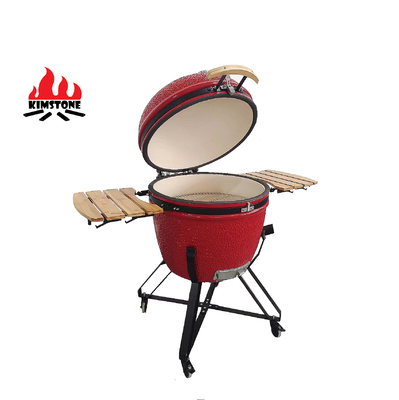 KIMSTONE 28inch Kamado Grill Outdoor Kitchen Midium China Keramik Kamado and Pizza Oven Forno Charcoal Barbecue Grill Parrillera