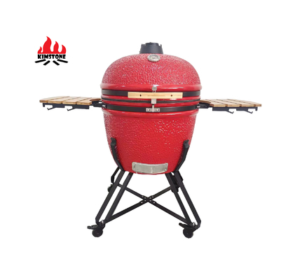 KIMSTONE 28inch Kamado Grill Outdoor Kitchen Midium China Keramik Kamado and Pizza Oven Forno Charcoal Barbecue Grill Parrillera