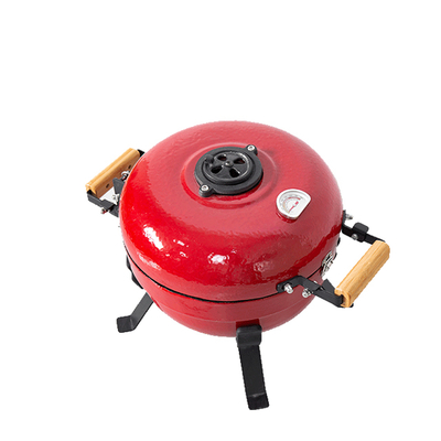 12 Inch Baking Backyard Burger Mobile Korea Barbecue Restaurant Equipment Tabletop Bbq Hibachi Cast Iron Charcoal Kamado Grill