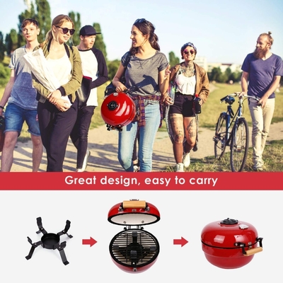 12 Inch Baking Backyard Burger Mobile Korea Barbecue Restaurant Equipment Tabletop Bbq Hibachi Cast Iron Charcoal Kamado Grill
