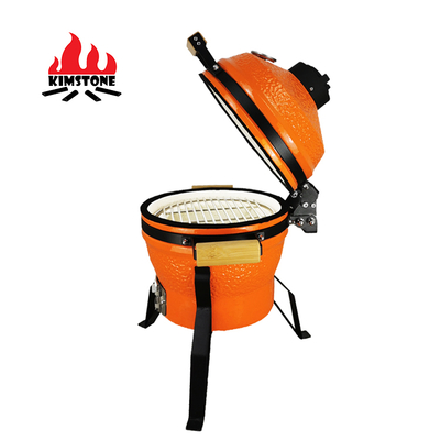 KIMSTONE Stalen Commercial  Charcoal Bbq  Kamado Smoker Ceramic Mini Outdoor Gourmet Bbq  Grilerl Korean Bbq with Stand