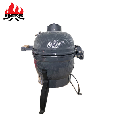 Auplex Kimstone Kamado Style Ceramic  Smoker Bbq Grill 13 Inch Charcoal Bbq Grill
