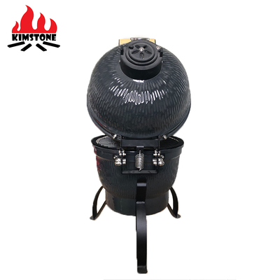 Auplex Kimstone Kamado Style Ceramic  Smoker Bbq Grill 13 Inch Charcoal Bbq Grill