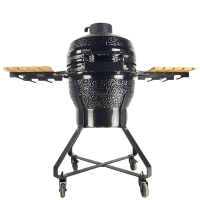 KIMSTONE 18 Inch Kamado Barbecue Rotiserrie Chicken Rotisserie Caja China Asador