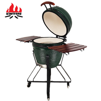 KIMSTONE Barbecue Griller Charcoal Kamado Grill Kamando Asador De Ceramic Komado 21 Smoker Bbq Grill