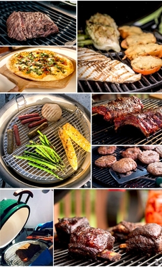 KIMSTONE Large Grill 21 Inch Hot Selling Folding Outdoor Portable Barbecue Outdoor Charcoal Rotisserie Grill
